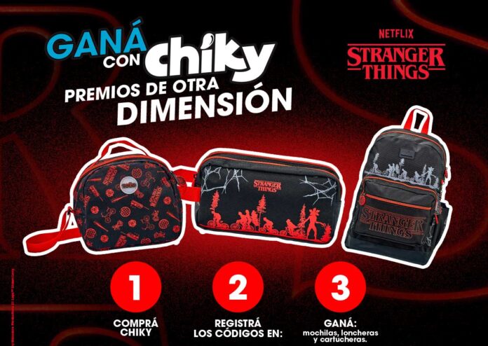 Promoción Galletas CHIKY Back to School y Stranger ThingsChiky se vuelve a inspirar en Stranger Things para una nueva y exclusiva promoción en este regreso a clasesPromoción Galletas CHIKY Back to School y Stranger Things