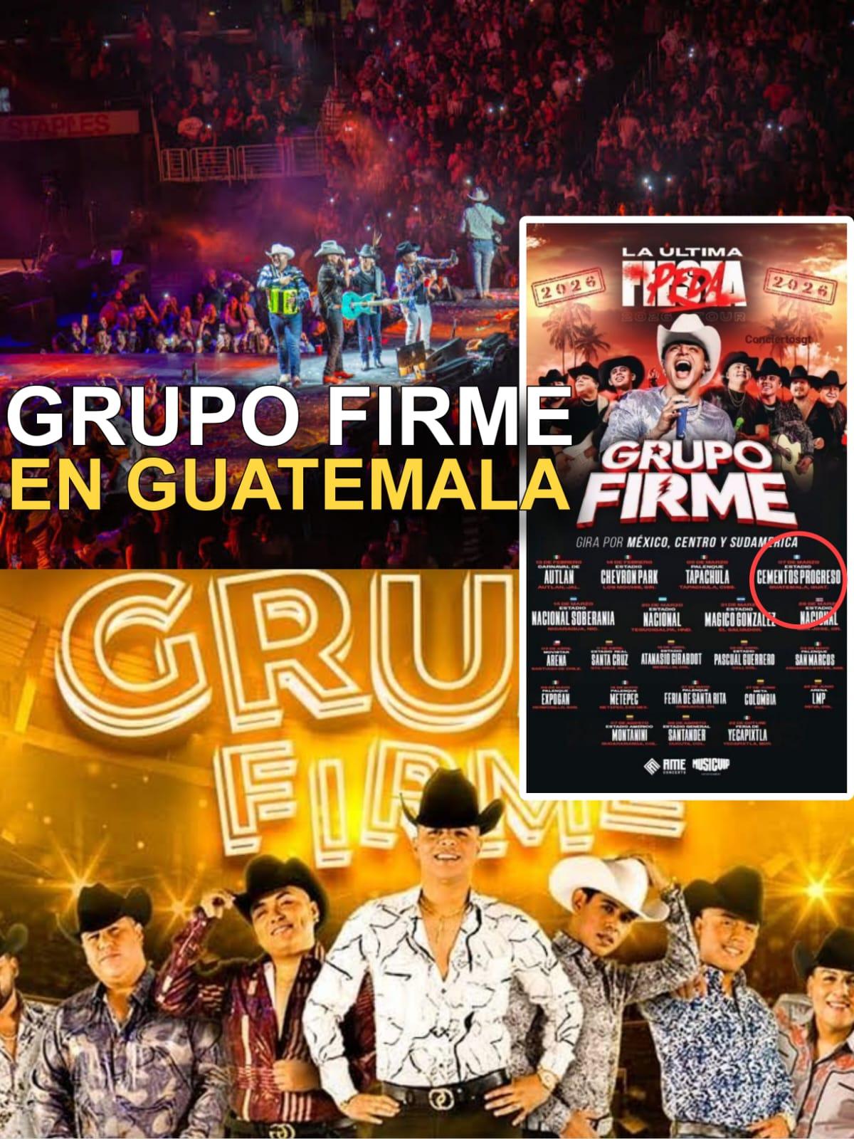 Grupo Firme Guatemala 2026